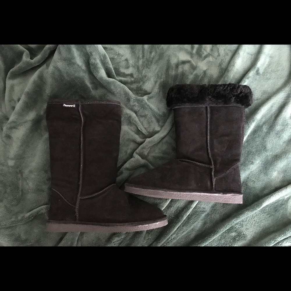 All Black BEARPAW Boots